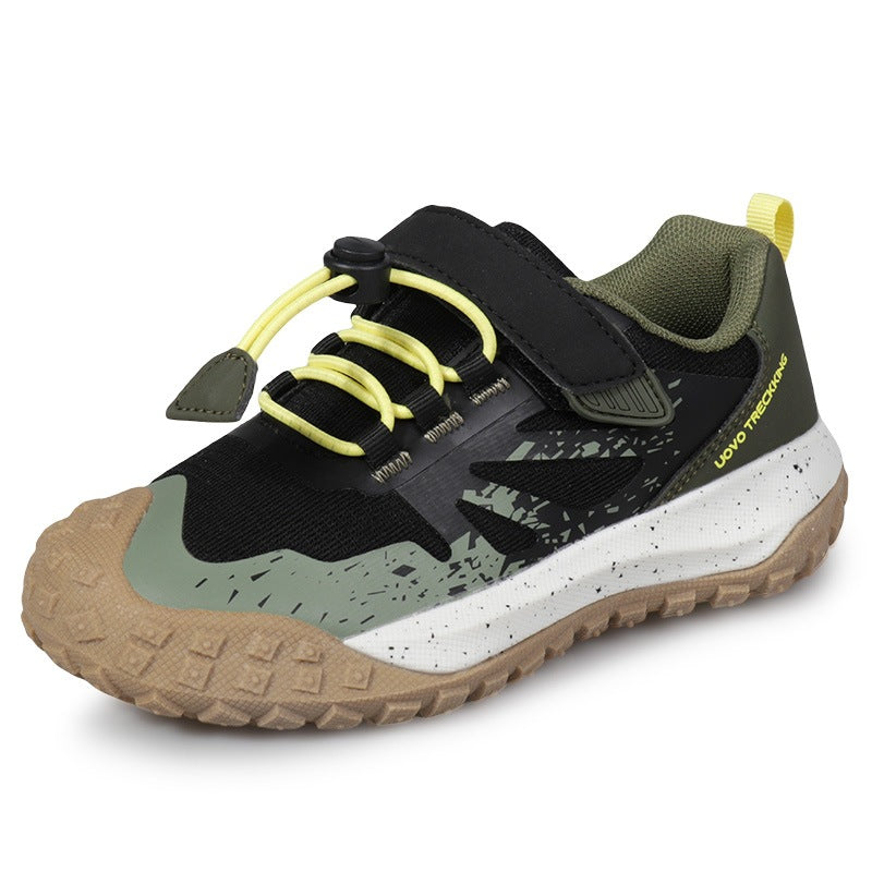 Children's Breathable Outdoor Mountaineering Boy's Soft Bottom Kid's Sneakers