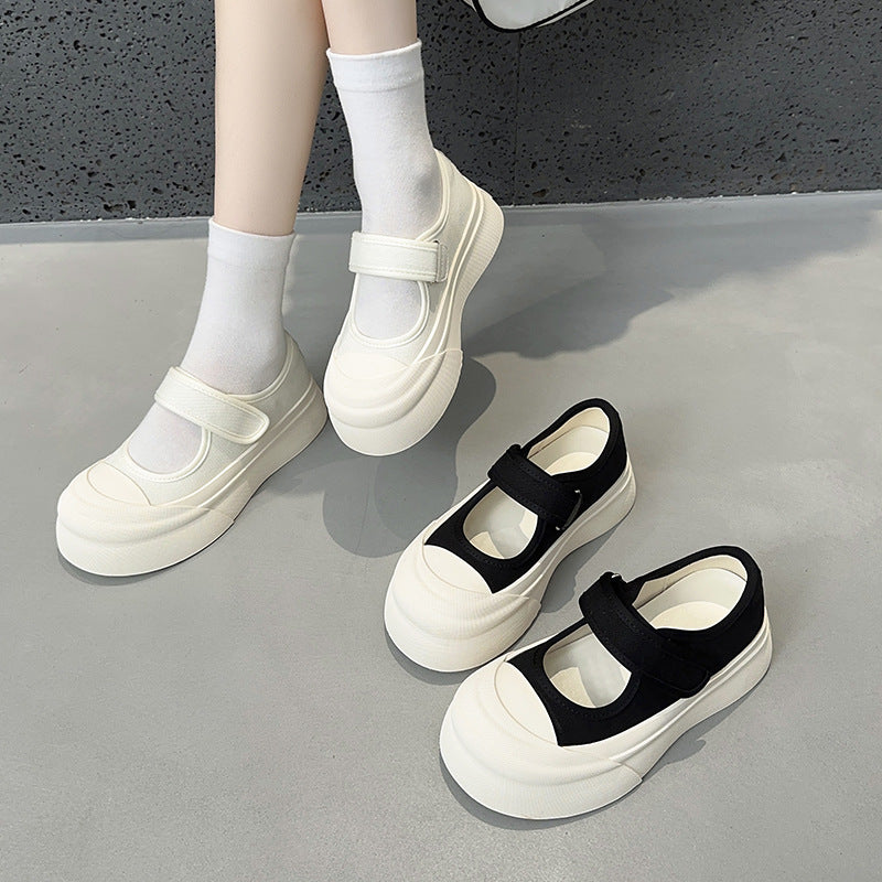 Women's Summer Thick Bottom Fashion French Mary Men's Shoes
