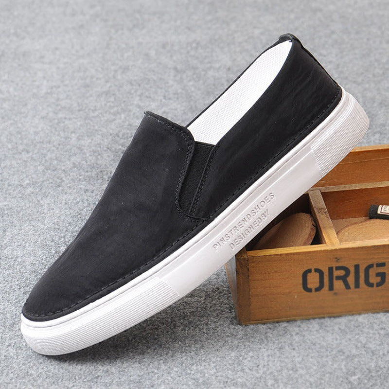 Men's Cloth Summer Breathable One Pedal Korean Sneakers