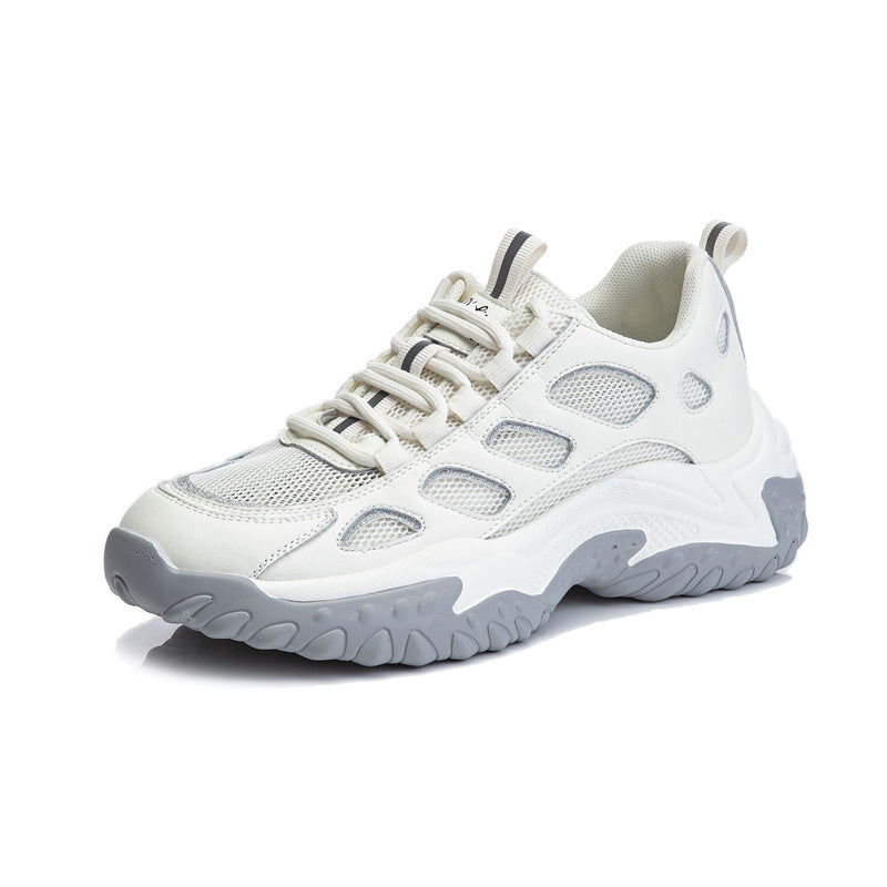 Women's Mesh Spring Sports Breathable Platform Running Casual Shoes