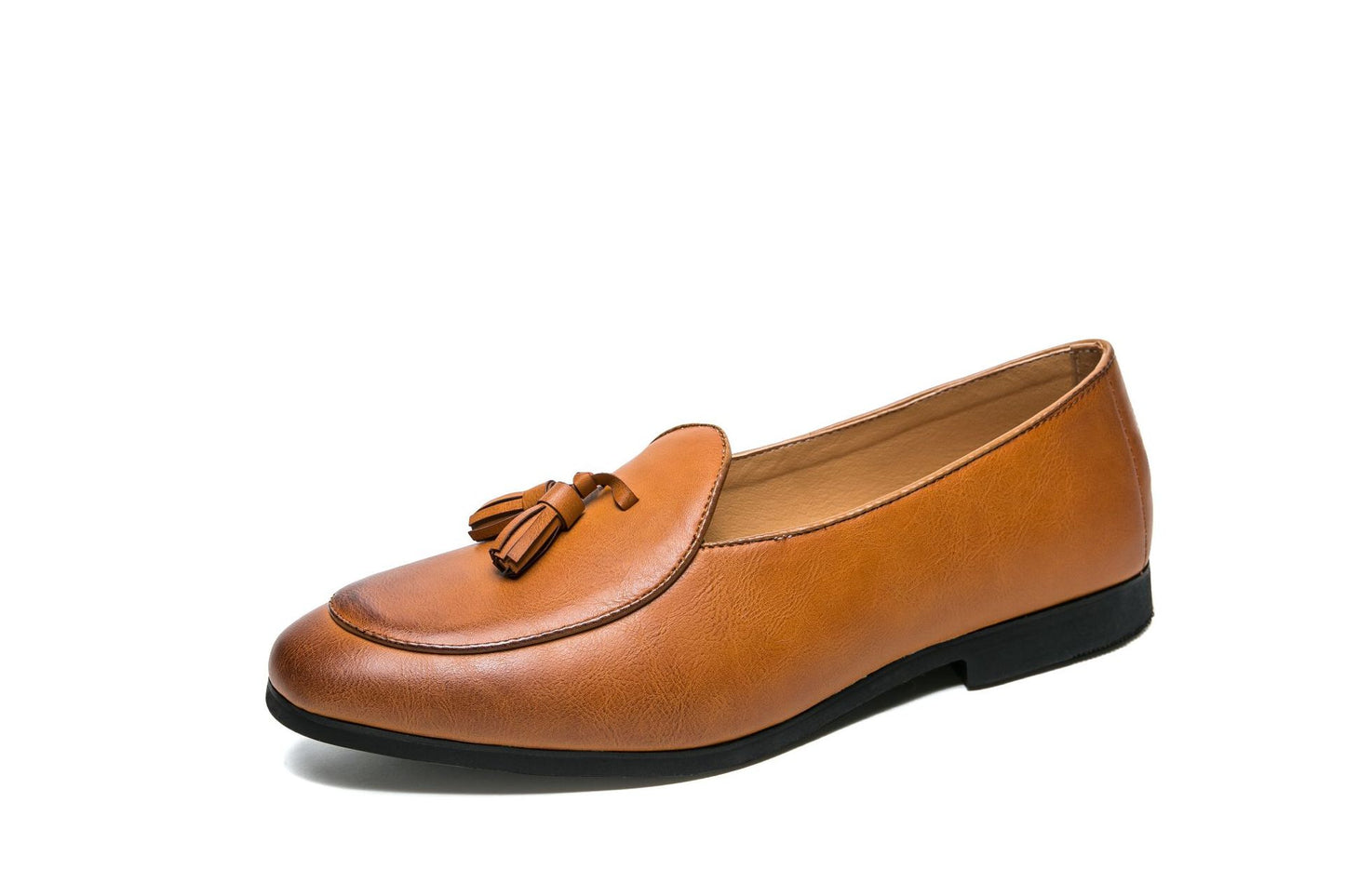 Men's Spring Vintage Flat Bottom Slip On Loafers
