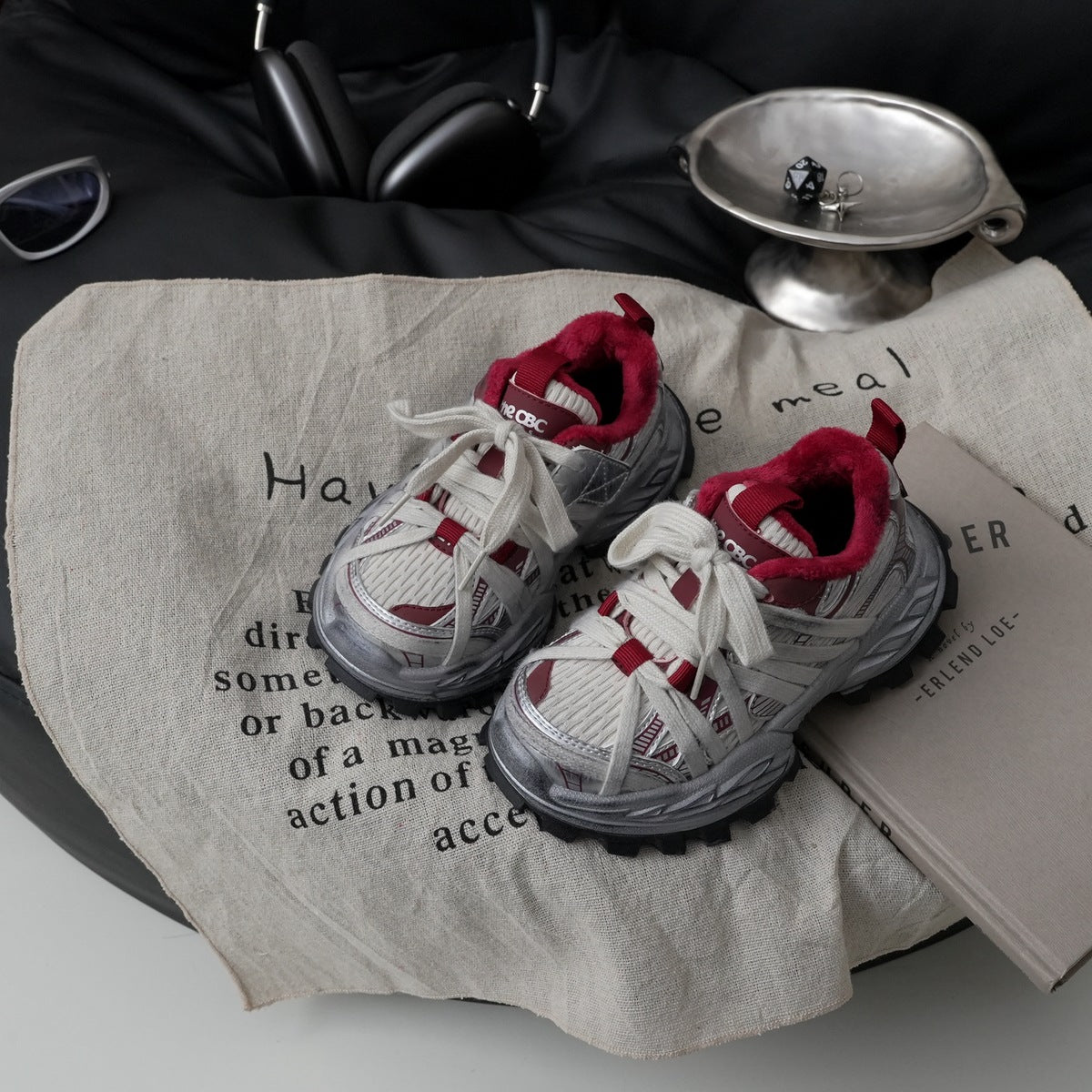 Children's Paris Racing Dirty Retro Sports Dad Kid's Sneakers