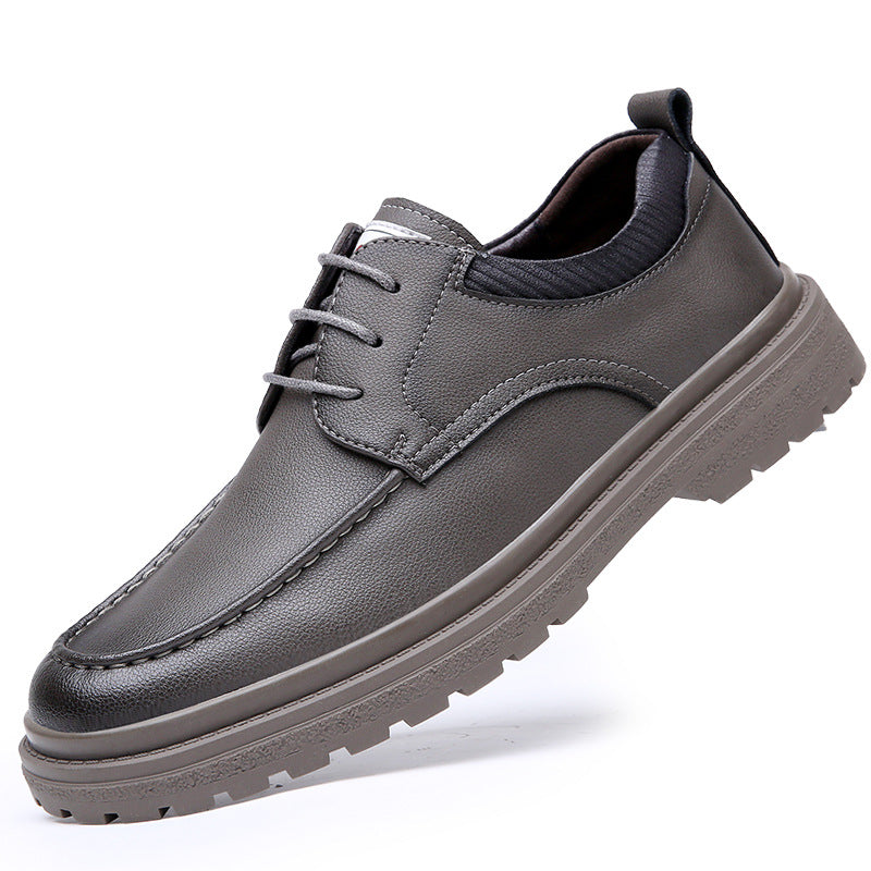 Men's Autumn Trendy Genuine England Style Retro Leather Shoes