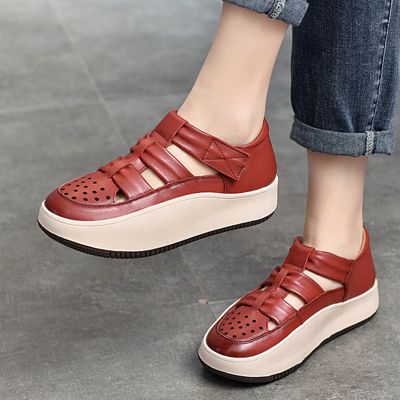 Two Pairs Of Patchwork Summer Toe Sandals