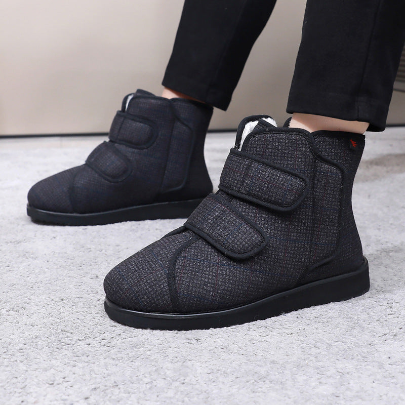 Widened Fattened Vamp Can Be Opened For Swollen Wide Men's Shoes