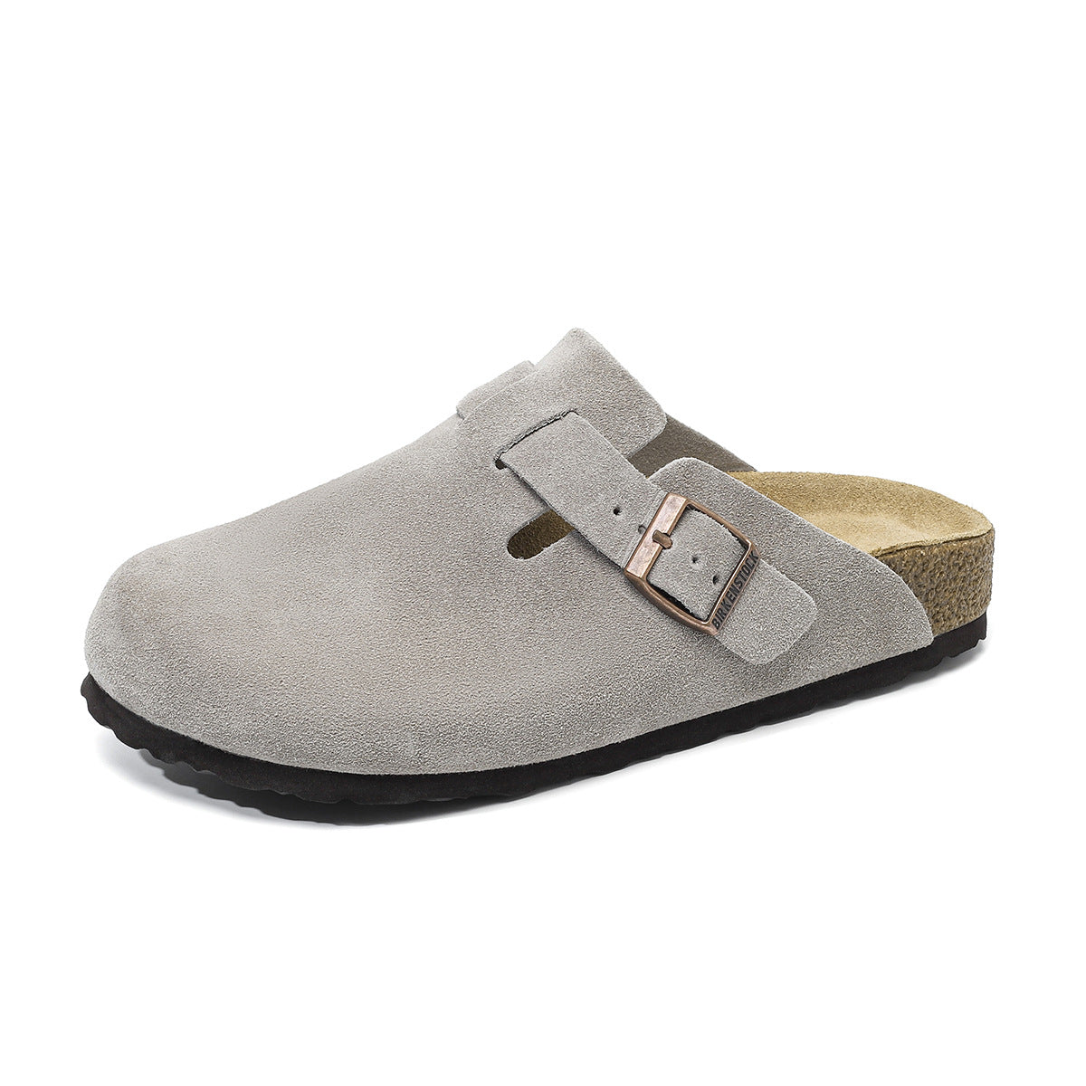 Women's & Men's Real Cork Full Cowhide Genuine Platform Slippers