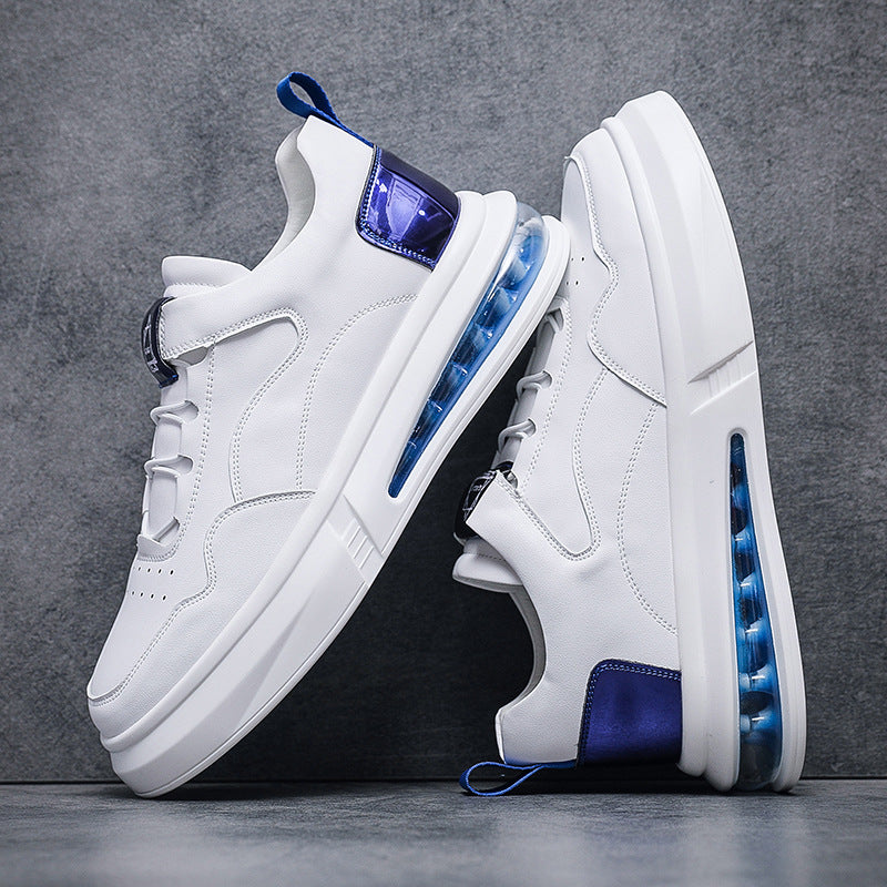 Men's Air Cushion Soft Bottom White Slip-on Fashion Trendy Casual Shoes