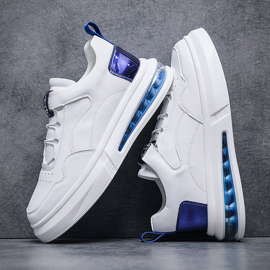 Men's Air Cushion Soft Bottom White Slip-on Fashion Trendy Casual Shoes