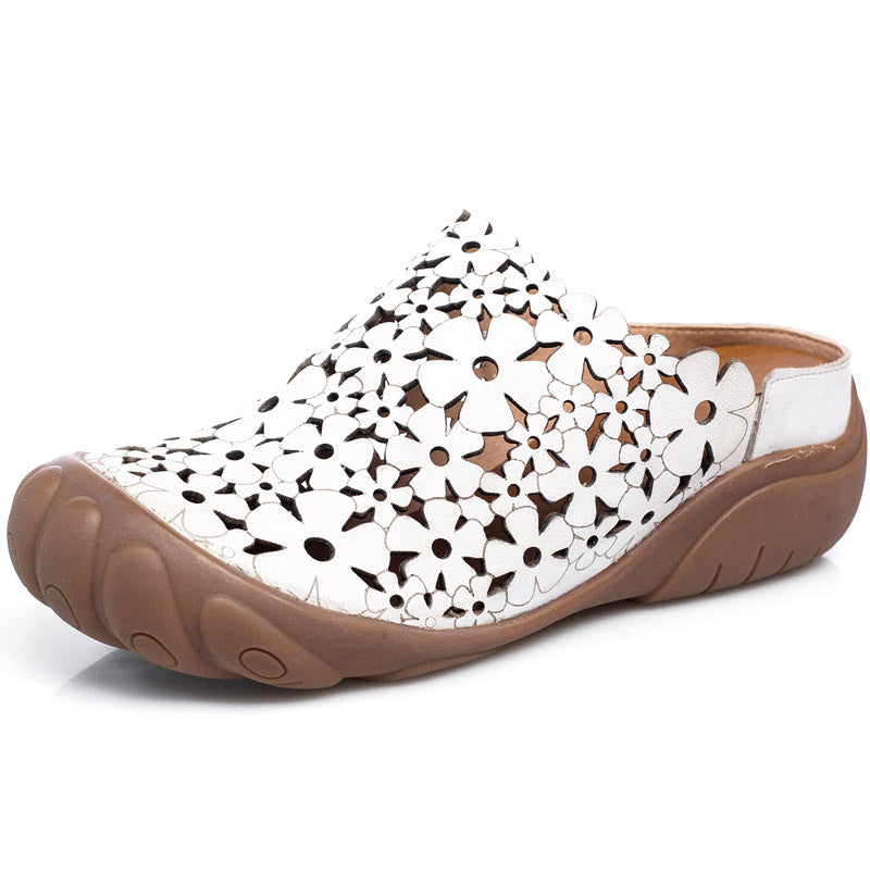 Women's Summer Fashion Outerwear One Pedal Flat Sandals