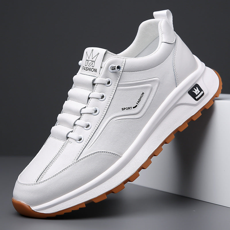 Men's Spring Sports Fleece-lined Warm Green Running Casual Shoes