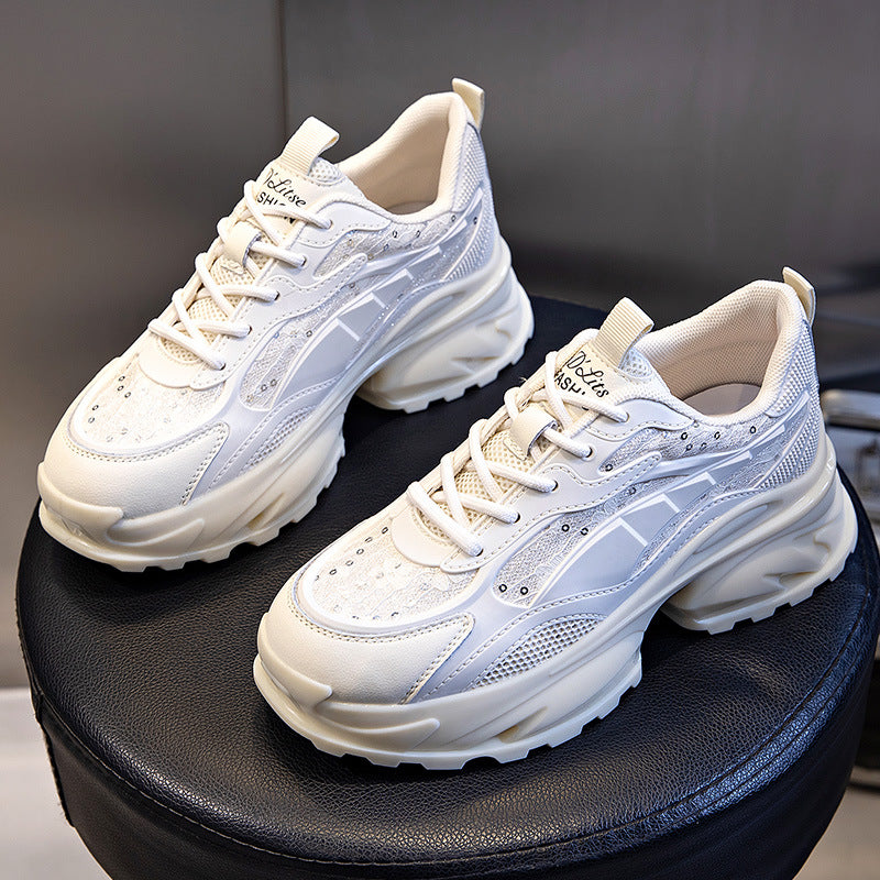 Women's Suction Film Bottom Dad Spring Genuine Casual Shoes