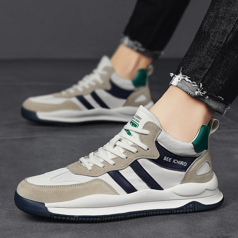 Men's Breathable Korean Style Sports Fashion Genuine Casual Shoes