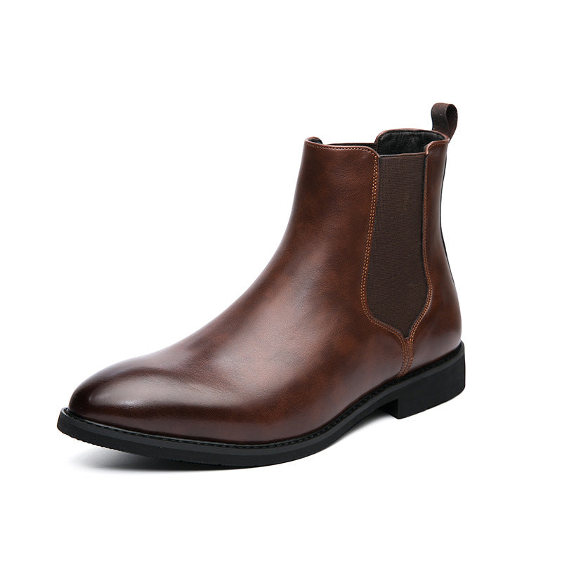 Men's Autumn Plus Size Sleeve Formal British Boots