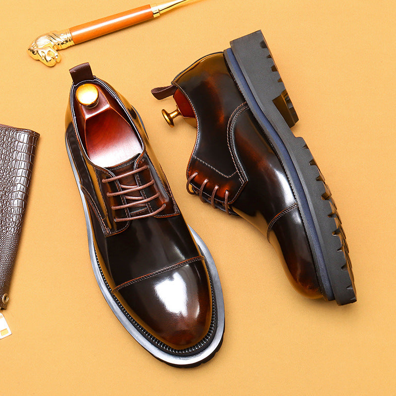 Men's Formal Wear Business Cowhide Lining British Leather Shoes