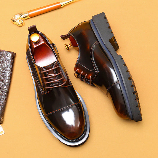 Men's Formal Wear Business Cowhide Lining British Leather Shoes