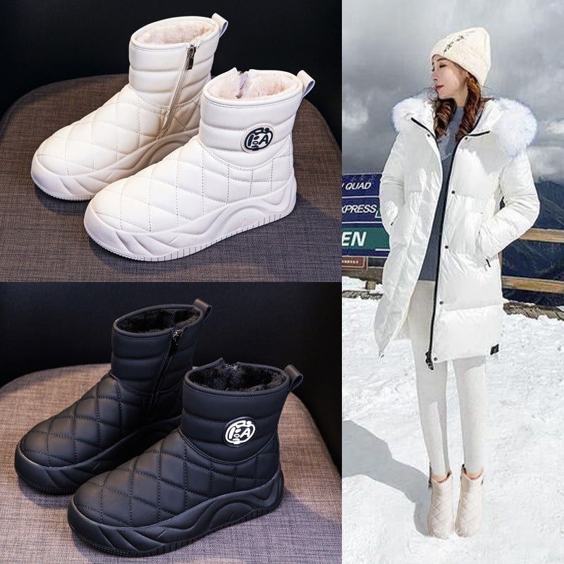 Women's Winter Plus Veet Warm Bread Northeast Boots