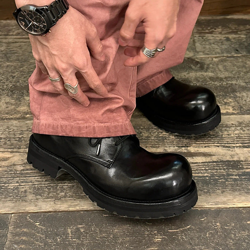 Women's & Men's Year Handmade Genuine Bottom Horse Washed Loafers