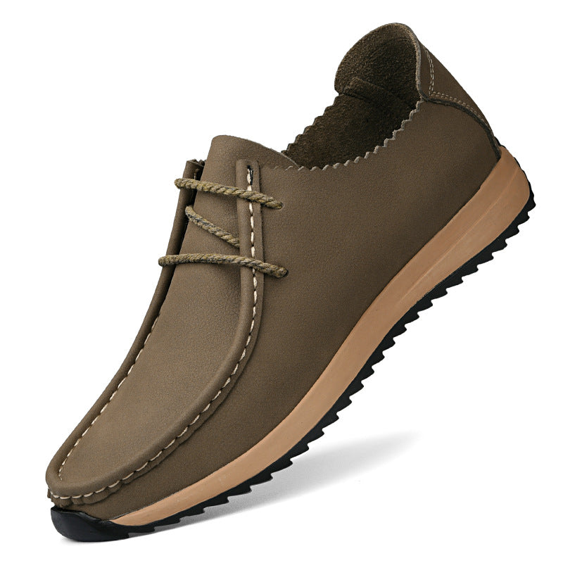 Men's British Plus Size Invisible Height Increasing Men's Shoes