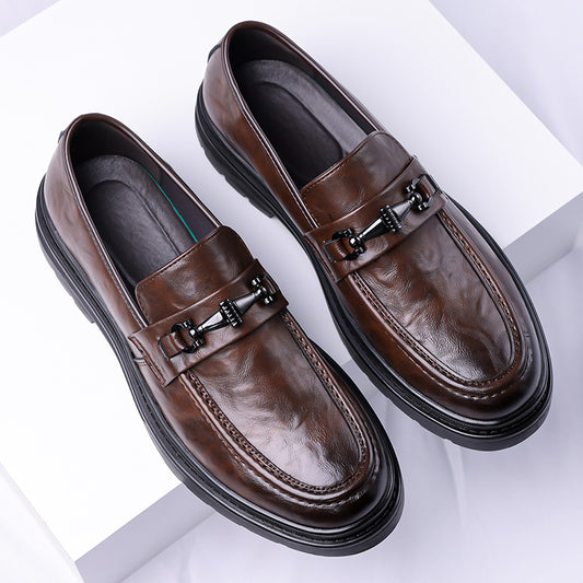 Men's Autumn Business Soft Bottom Fashionable Fashion Leather Shoes