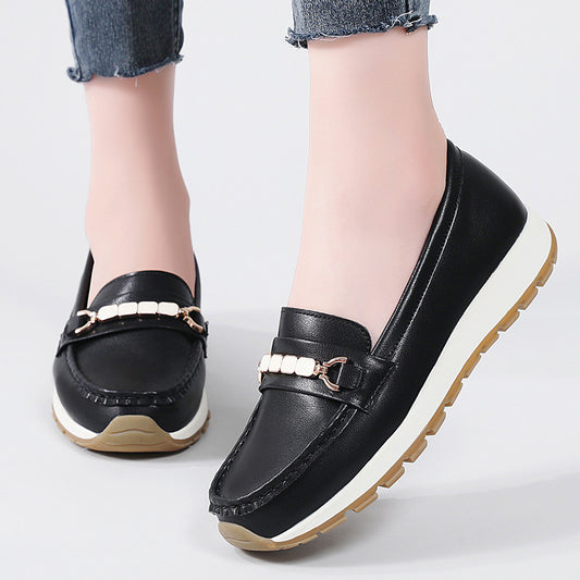 Women's Size Autumn Western Style Mom Soft Casual Shoes
