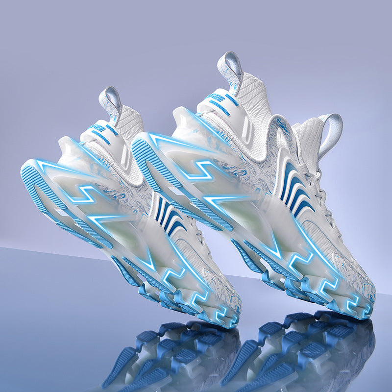 Men's Autumn Plus Size Blade Shockproof Breathable Fashion Thin Sneakers