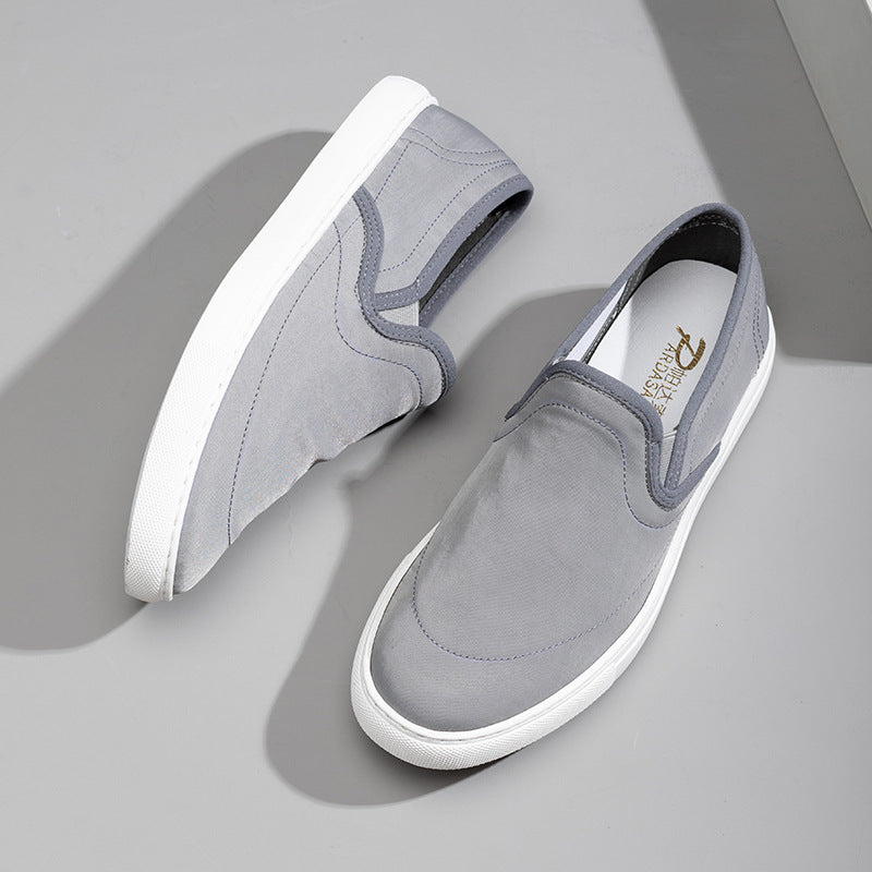 Men's Breathable Cloth Korean Style Trendy Versatile Canvas Shoes