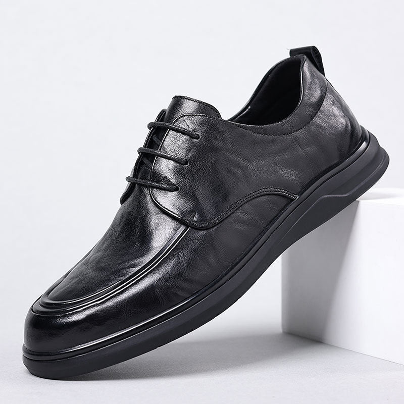 Men's Top Layer Cowhide Autumn Business Leisure Leather Shoes