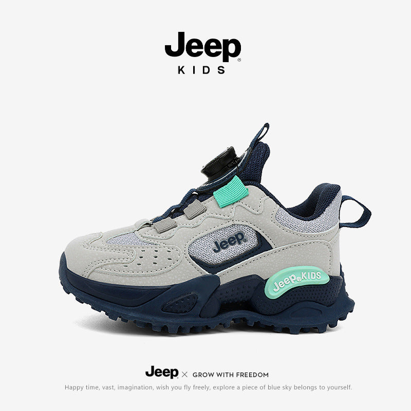 Children's Outdoor Climbing Mesh Breathable Boys Running Boots