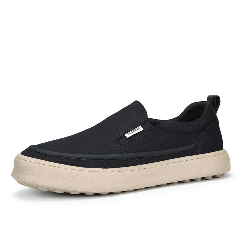 Men's Cloth Summer Versatile Ice Silk Breathable Canvas Shoes