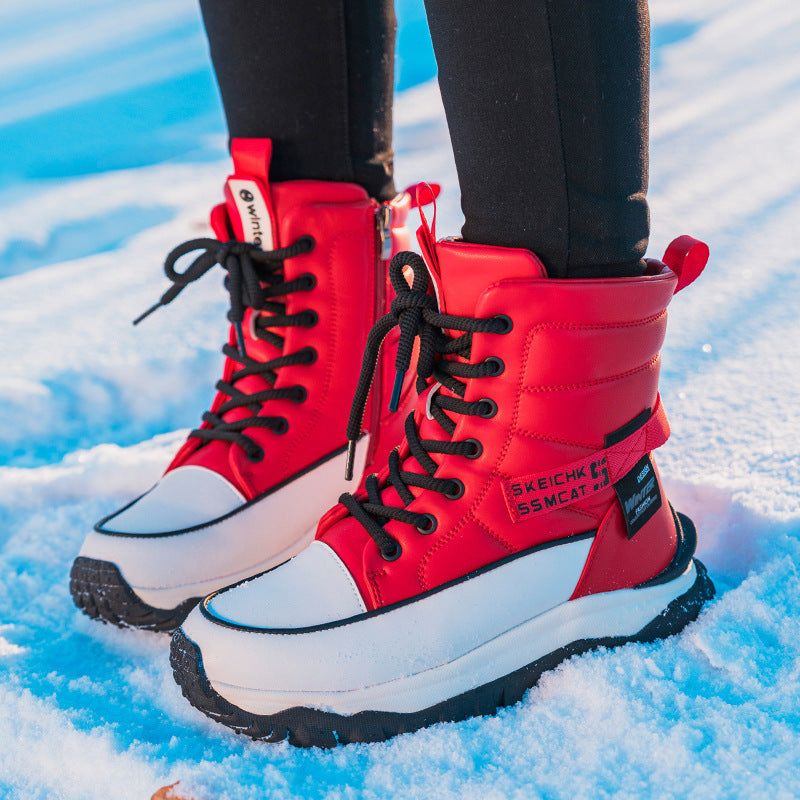 Women's Fashion Cotton Warm Thickened Winter Platform Boots