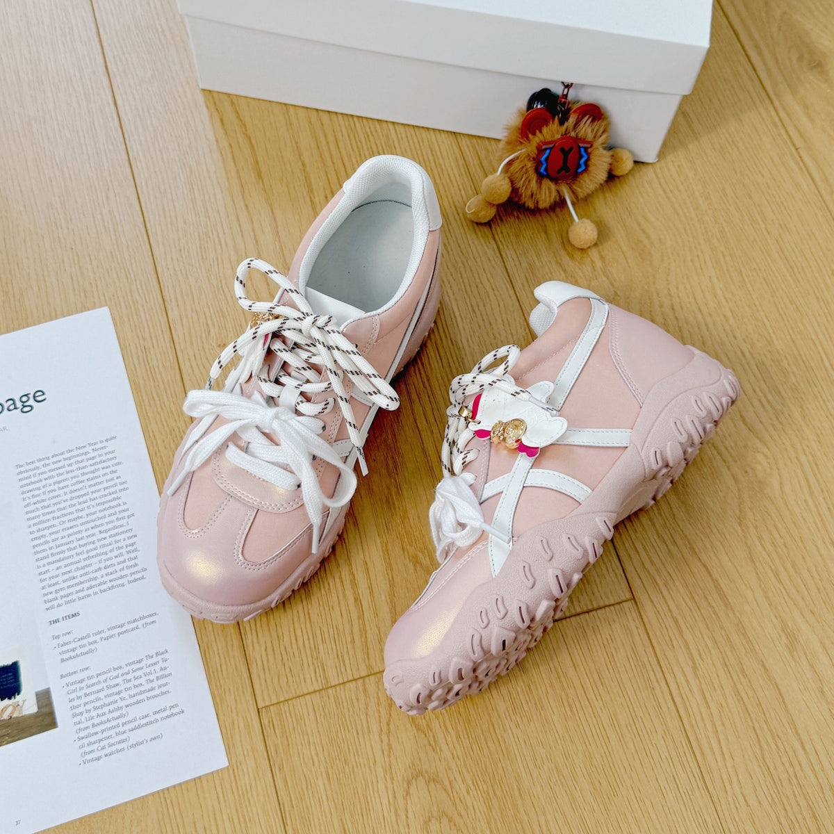 Women's Insole Little Pony Training Spring Small Size Leisure Crescent Thick Women's Shoes
