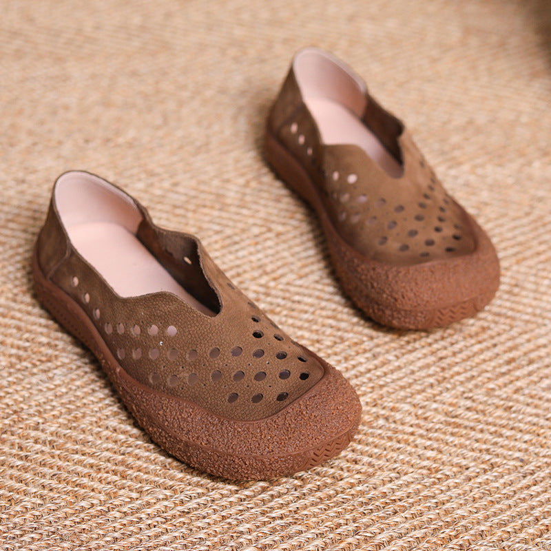 Women's Closed Toe Hollow Out Soft Bottom Women's Shoes
