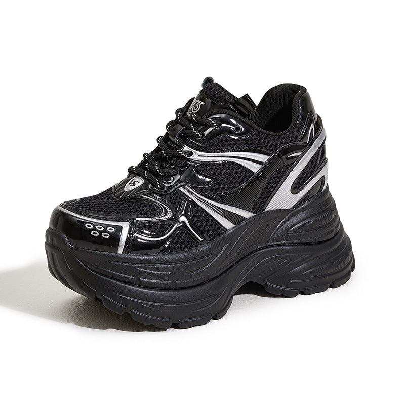 Women's Platform Dad Spring Fashionable Muffin Breathable Sneakers