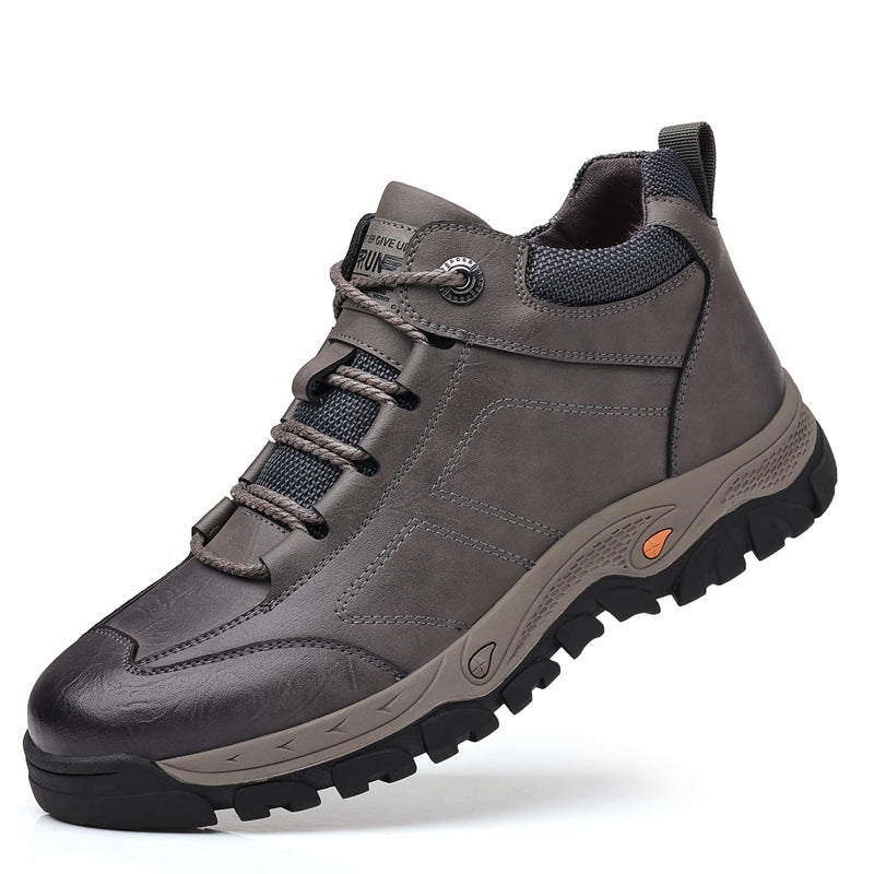 Men's Genuine Wool Outdoor Fleece-lined Warm Northeast Men's Shoes