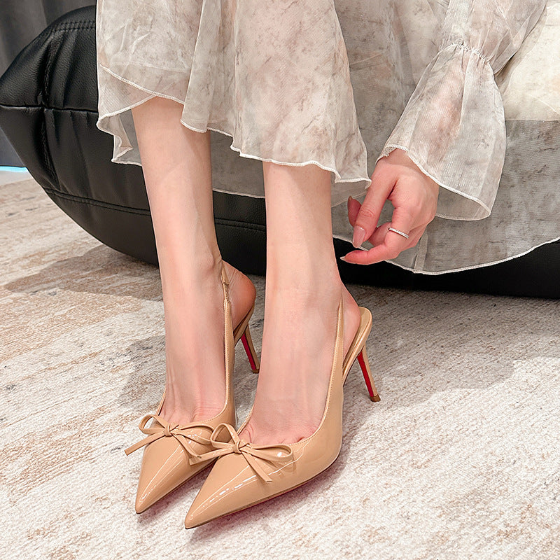 Women's Fashion Low-cut Light Luxury Pointed French Heels