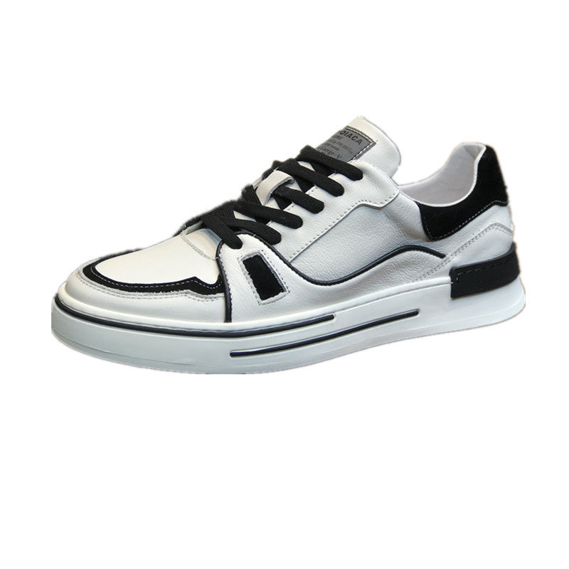 Men's European Goods Trendy White Color Matching Sneakers
