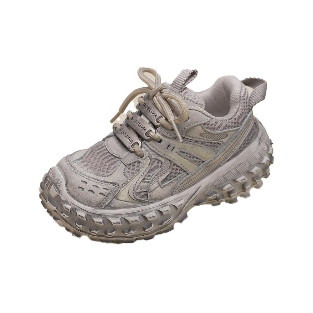 Children's Paris Tire Boys Autumn Spring Clunky Kid's Sneakers