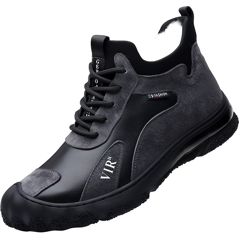Men's Wool Genuine Cotton North Fleece-lined Warm Men's Shoes
