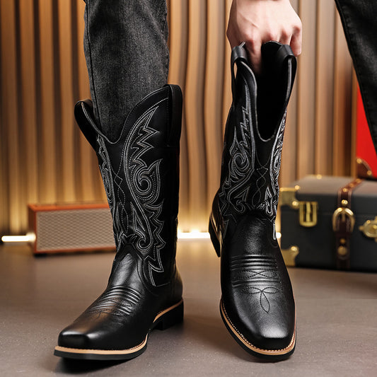 Men's Four National Fashion Flower Martin Plus Boots