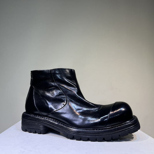 Men's Horse Retro Washed Short Mendoza Chelsea Boots