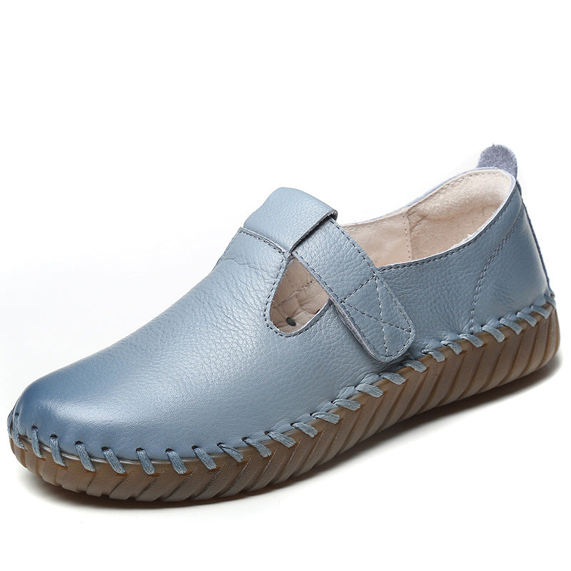 Women's Stick Genuine Comfort First Layer Cowhide Casual Shoes