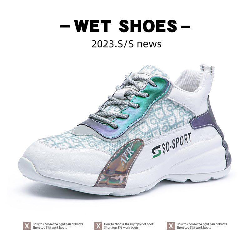 Men's Oversized Size Male Thick Bottom Heightened Sneakers