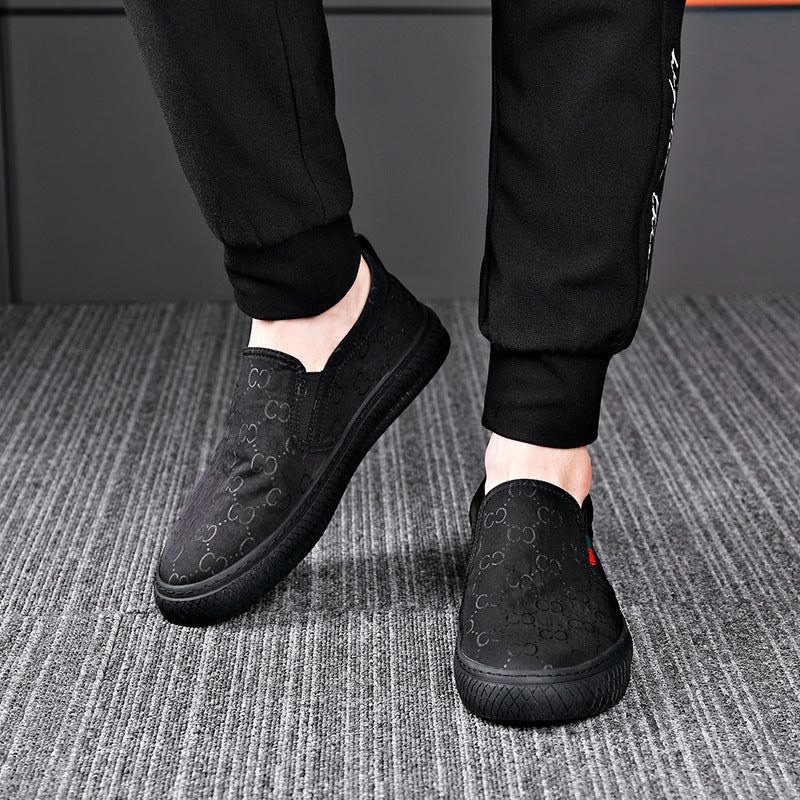 Men's Cloth Korean Fashion Ice Silk Breathable Canvas Shoes