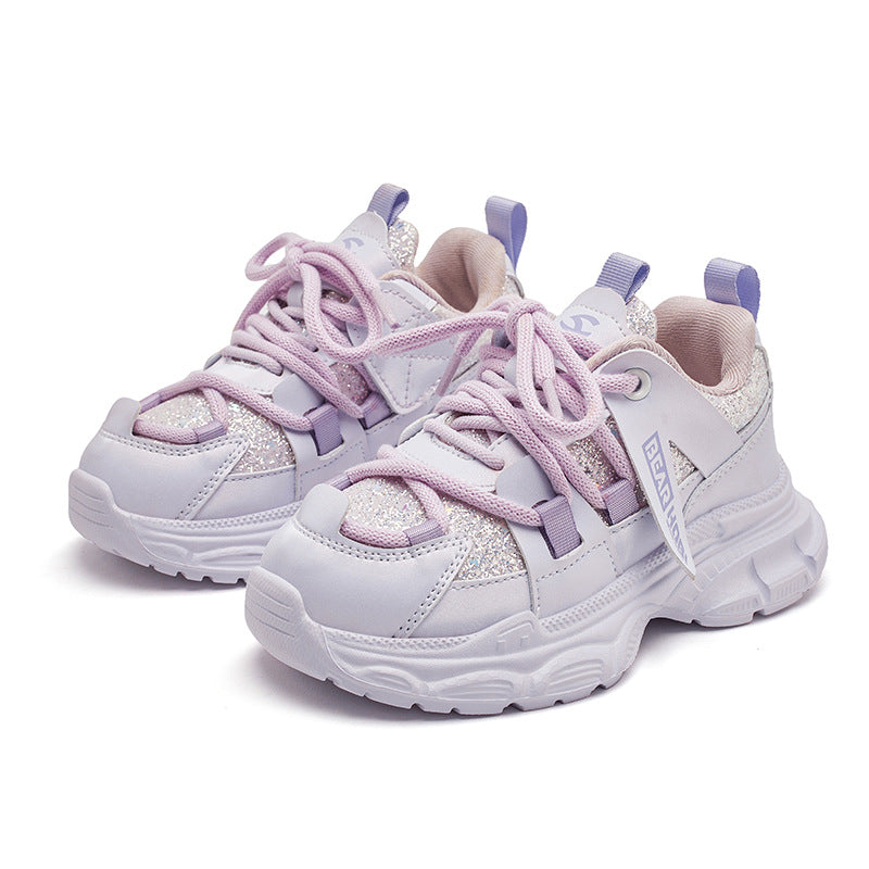 Children's Attractive Classic Campus Leisure Dad Kid's Sneakers