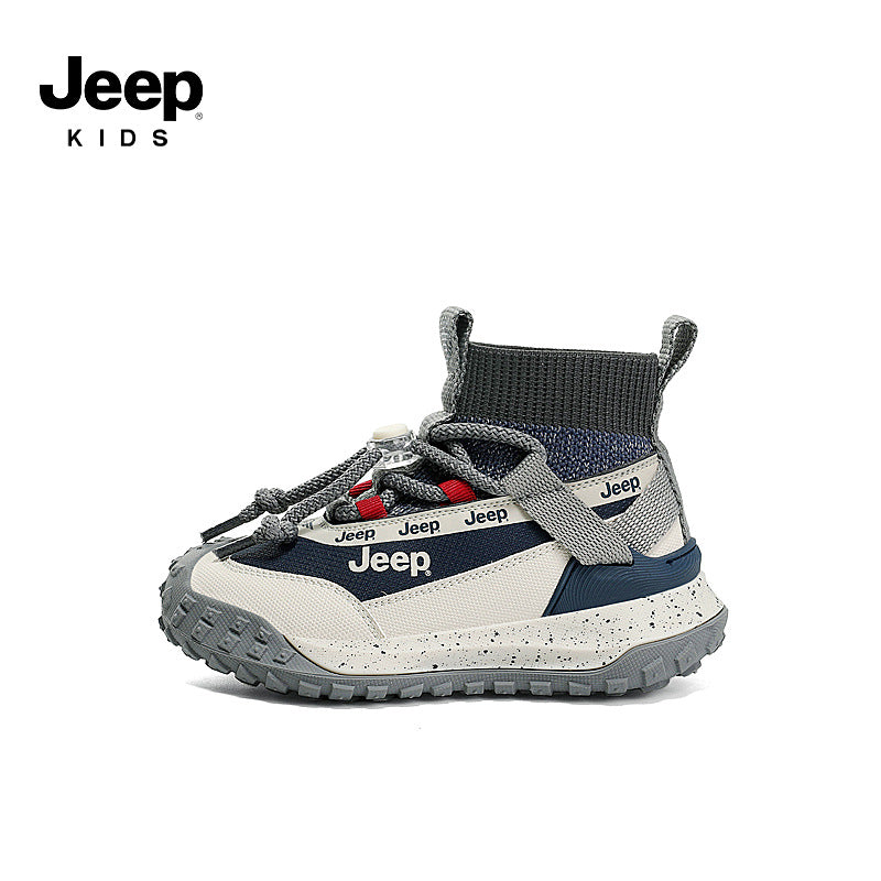 Children's High Top Boy Fleece-lined Winter Soft Kid's Sneakers