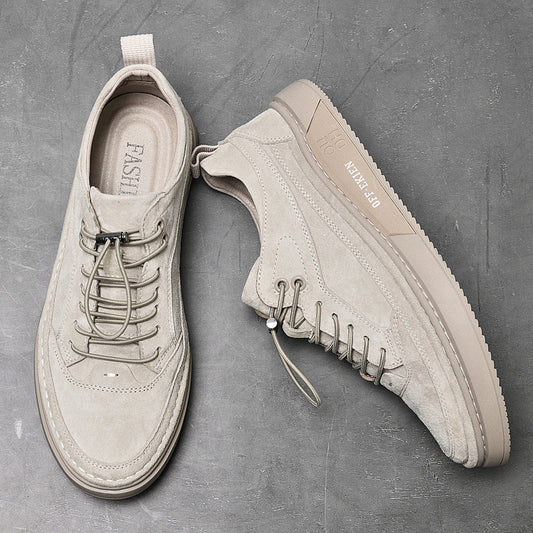 Men's Leisure Fashion Trend Korean Breathable Green Sneakers