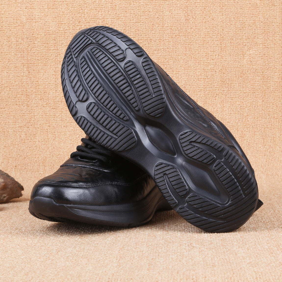 Men's First Layer Cowhide Comfort For The Old Soft Men's Casual Leather Shoes