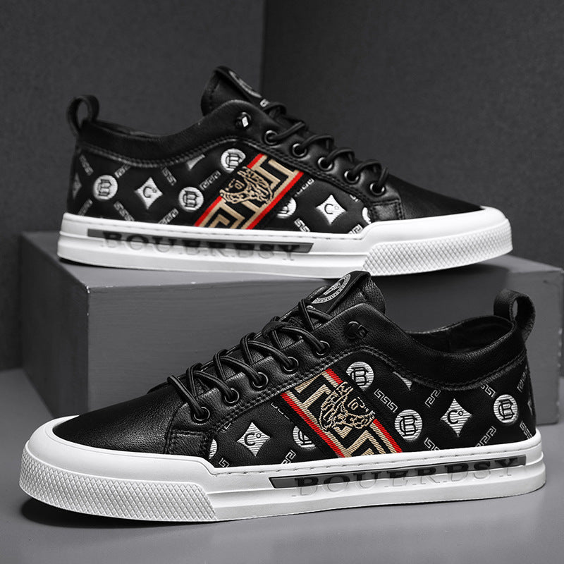 Men's Summer Suit Black Tide Versatile Light Casual Shoes