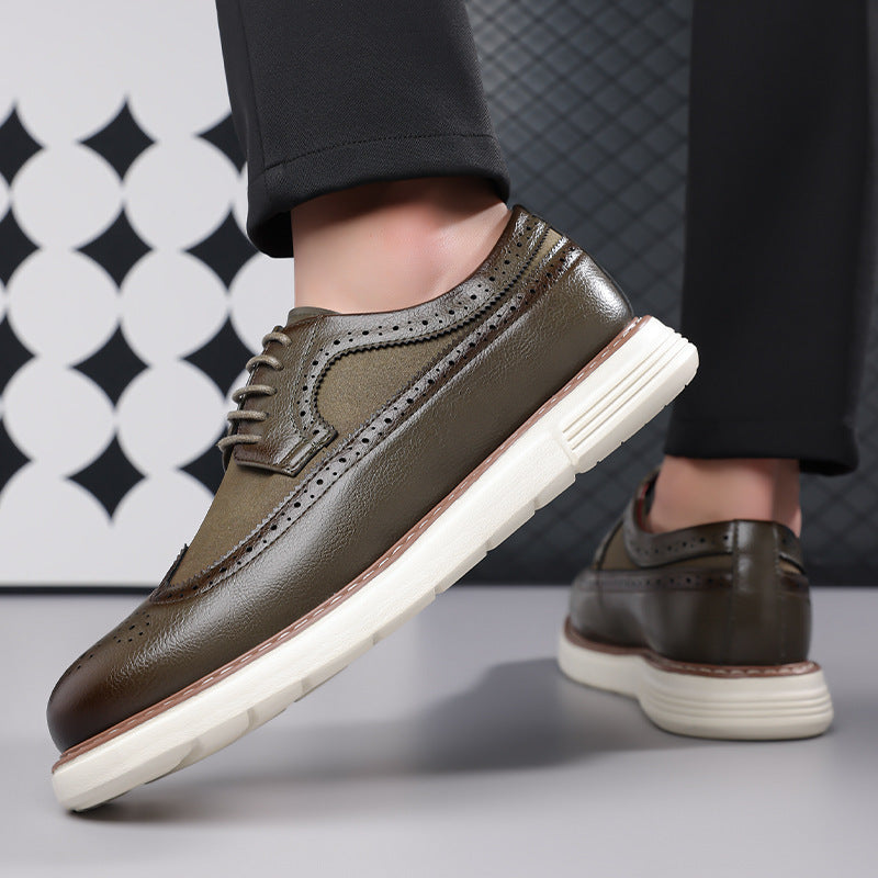Size Brogue Trendy Fashion Slip-on Oxford Daily Leather Shoes