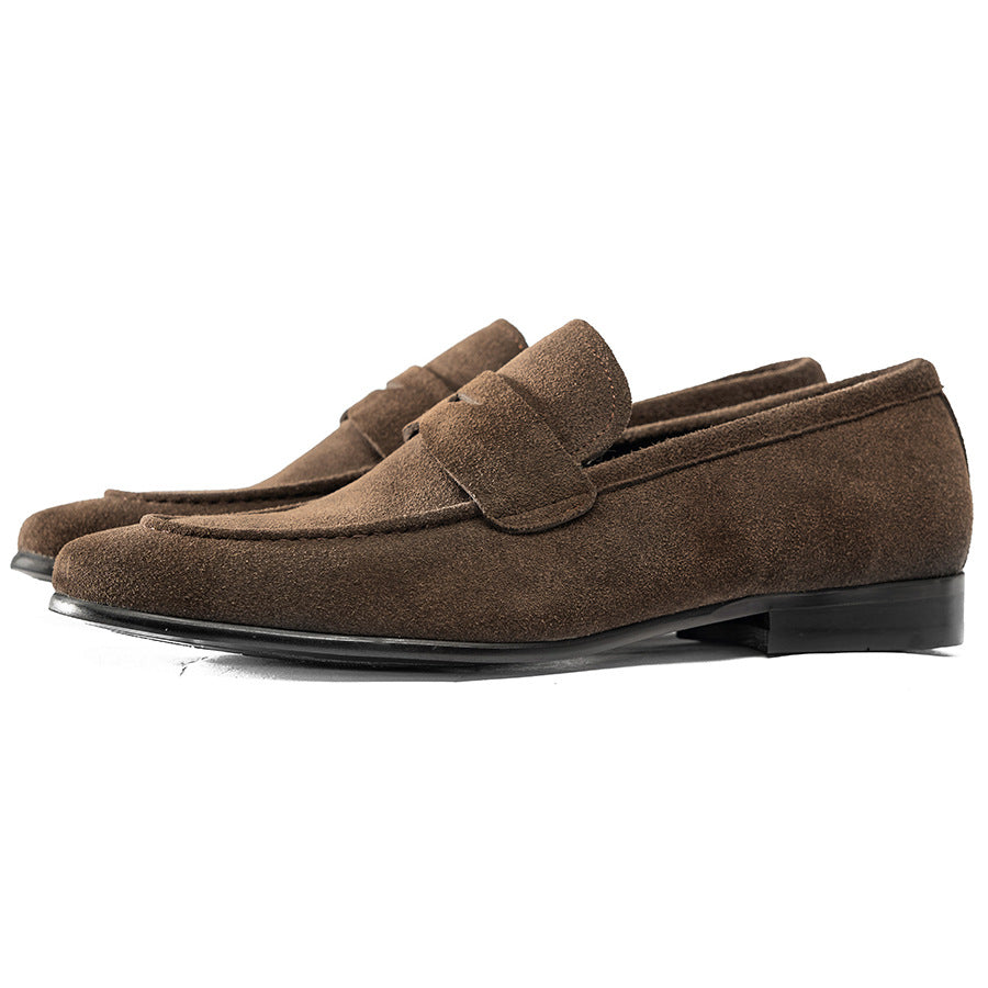 Men's One Piece Also Price Business British Suede Loafers